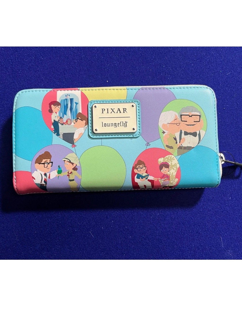 Loungefly Kids Multicolor Balloon Pixar Zip Wallet